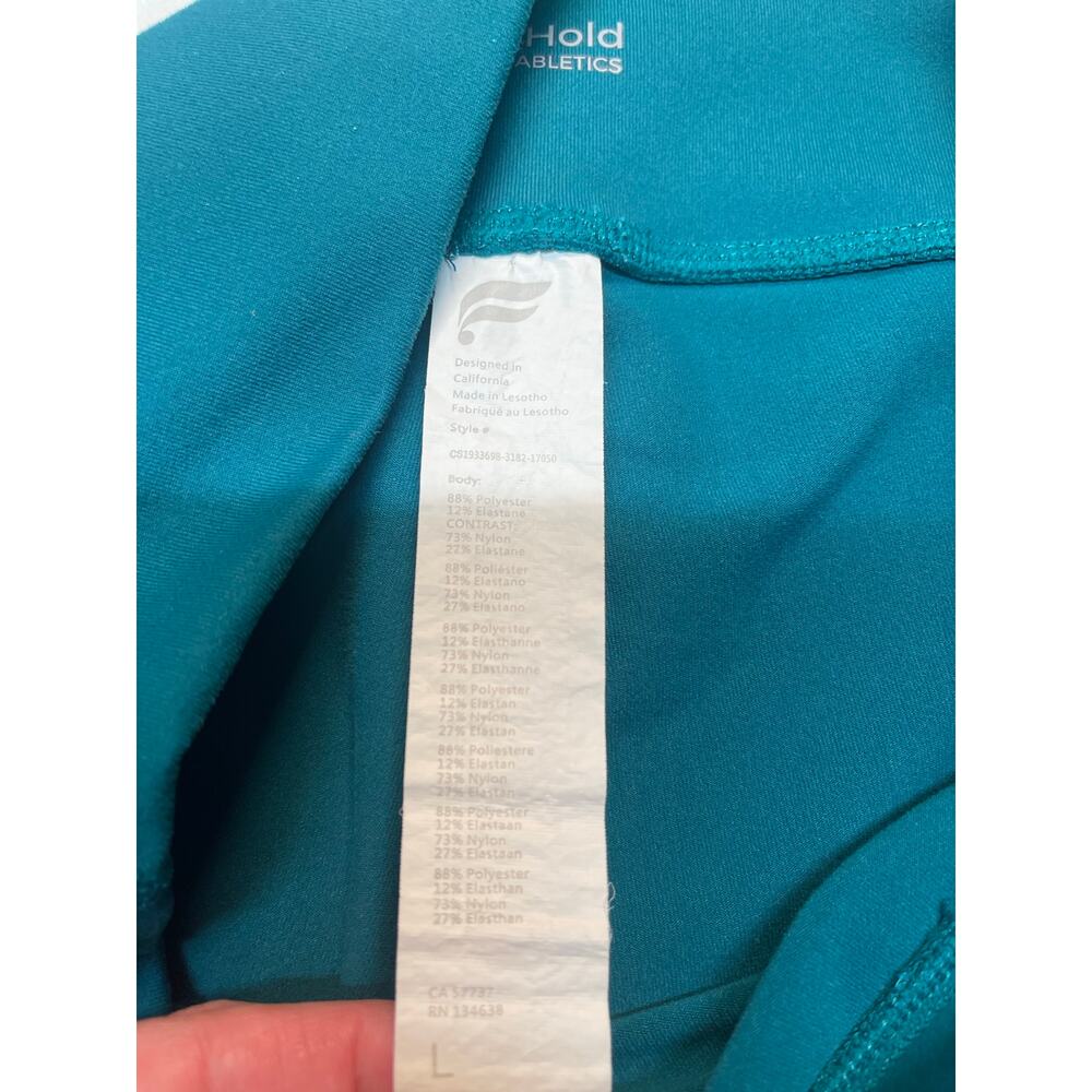 Fabletics Dark Teal Capri Leggings - Size Large - Picture 5 of 9